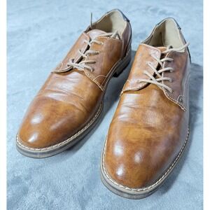 Varese Nick Shoes Mens Size 12 Brown Oxford Casual Dress Lace Up Comfort Manmade